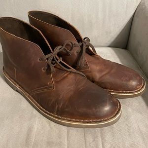 Clarks leather boots Men’s size 14.